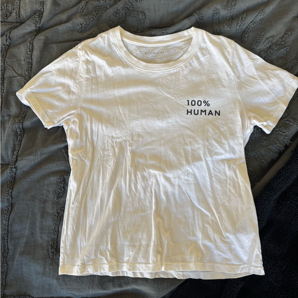 Everlane 100% Human White Tee